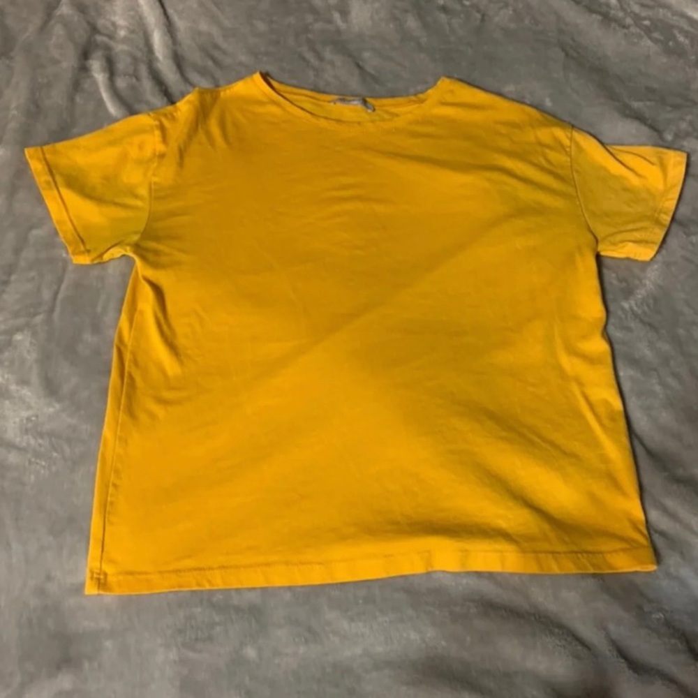 Yellow Zara top